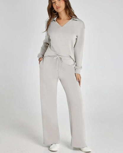 Ensemble Streetwear Loose V-neck
