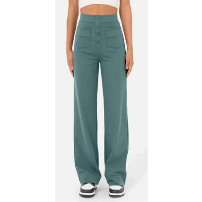 Pantalon Taille Haute - Élégance Décontractée