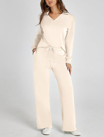 Ensemble Streetwear Loose V-neck