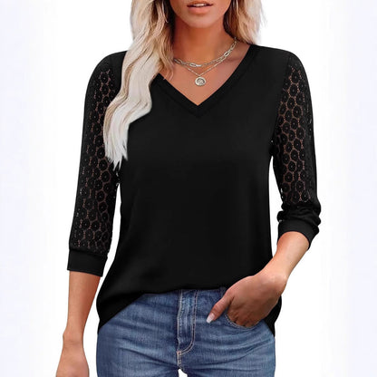 Blouse Élégante en Dentelle
