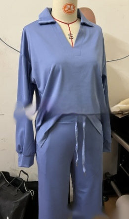Ensemble Streetwear Loose V-neck