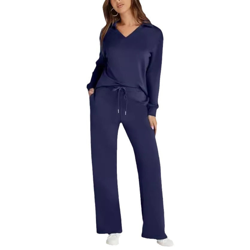 Ensemble Streetwear Loose V-neck