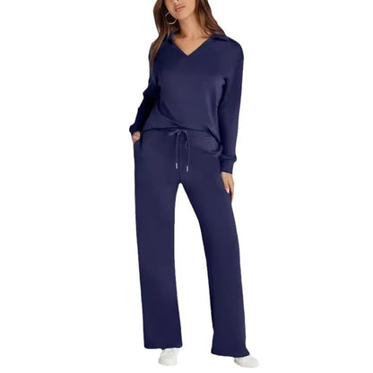 Ensemble Streetwear Loose V-neck