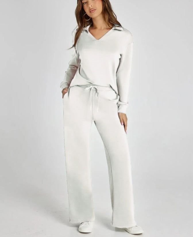 Ensemble Streetwear Loose V-neck