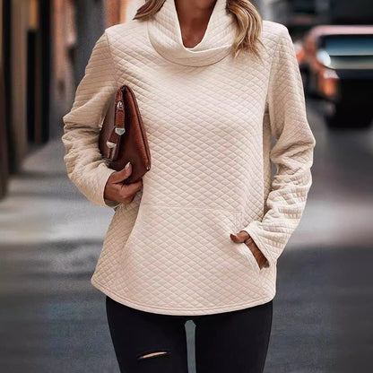 Pull Haut-Cou Élégance Hivernale