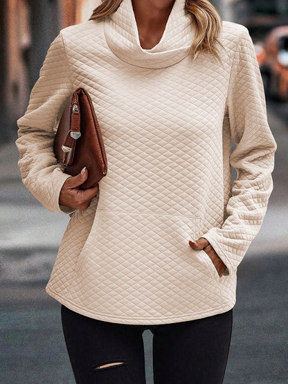 Pull Haut-Cou Élégance Hivernale