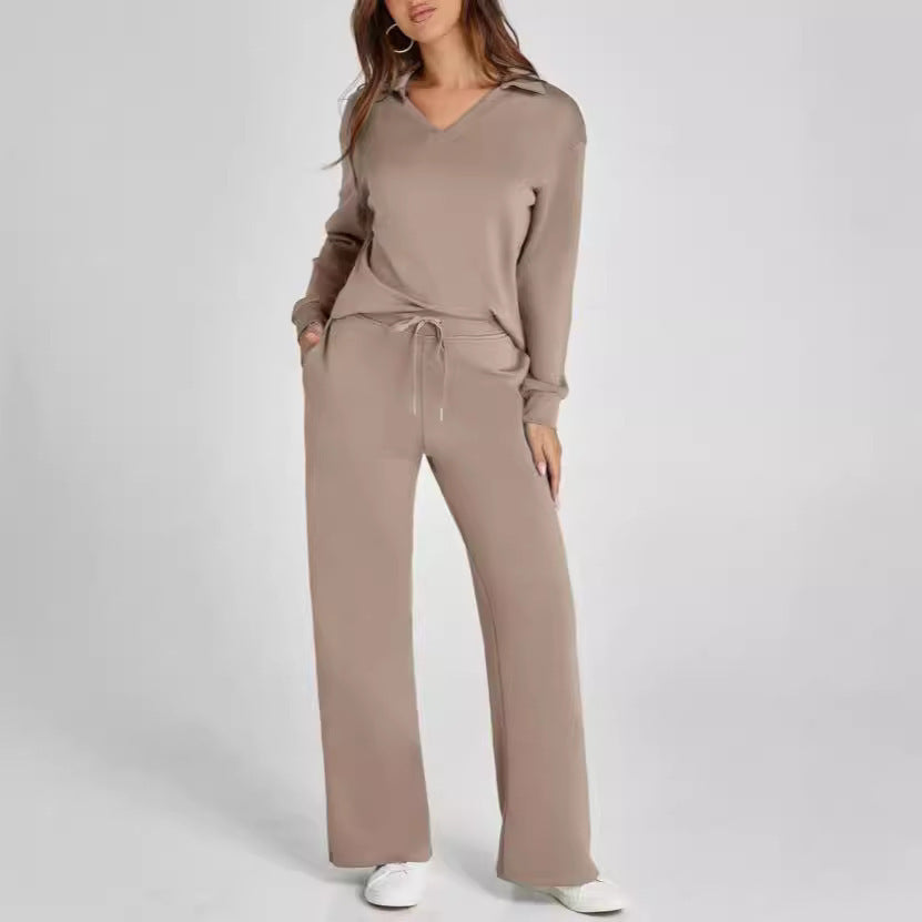 Ensemble Streetwear Loose V-neck