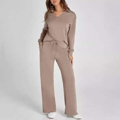 Ensemble Streetwear Loose V-neck