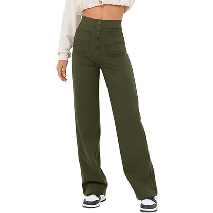 Pantalon Taille Haute - Élégance Décontractée