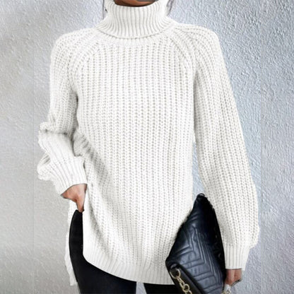 Pull Col Roulé Élégant